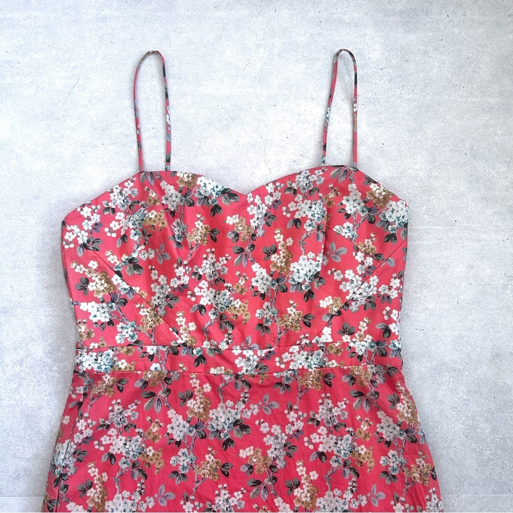 J.Crew Liberty Josephine Floral Ruffle-Hem Midi Dress | Size 8 - Picture 7 of 16